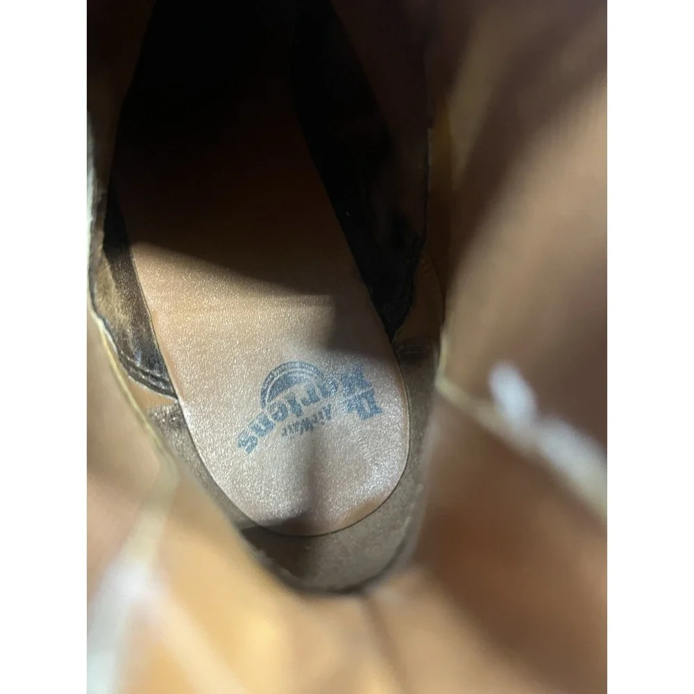 Dr. Martens Women's RARE Aerial Chelsea Tan Leather Platform Wedge Size 9 Or 9.5